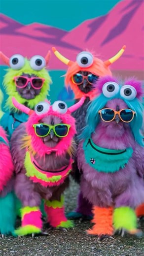 3K views · 2.3K reactions | 藍 fluffy monsters | Pocket Macro | Facebook