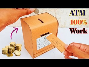 Amazing ATM Machine WITH Cardboard | Cardboard ATM Machine!