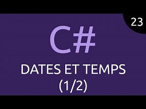 CSharp #23 - dates and times (1/2)