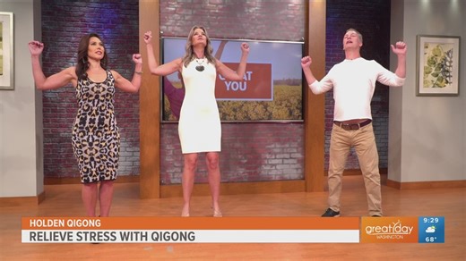 Qigong Master Lee Holden brings life energy cultivation to the Great Day Studios