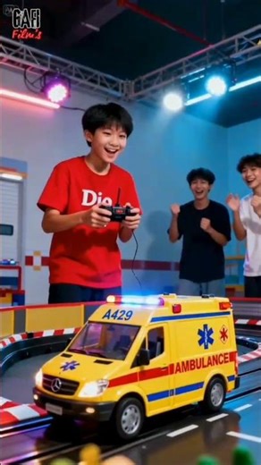 He successfully assembled the RC Ambulance car with great care #toys #shorts