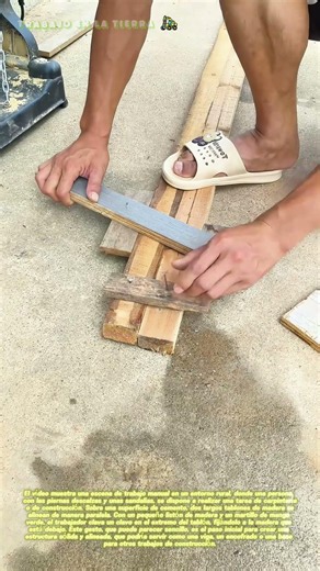 🔨 La alineación de la madera: El ingenio rural para fijar tablones
