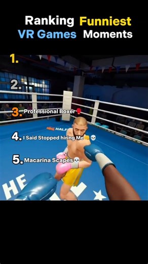 Ranking VR Games Moments 😂 | Funniest VR Fails #vrgames #funny #Shorts