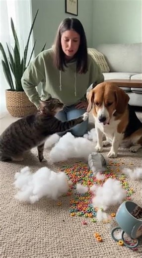 Cat Exposes Dog's Mess!
