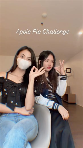 Mimin join Apple pie Challenge dulu🫣 #hearts2hearts #kpop #h2h #hachu #applepie #applepiechallenge
