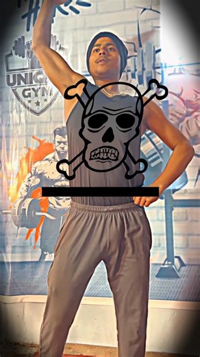 ☠️☠️Back bicep pose #gym #fitness #viral #motivation #trending #shorts