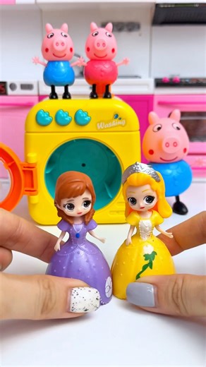 ASMR Toy Unboxing Disney Princess & Peppa Pig Toy | Satisfying Toy Sounds #shorts