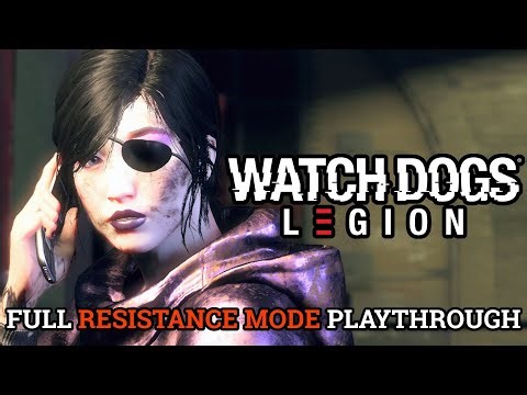 Watch Dogs: Legion Resistance Mode (Full Game No Commentary)