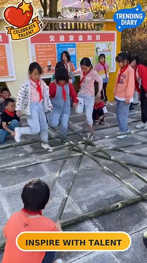 13K views · 64 reactions | This simple game is the ultimate challenge of focus and quick feet.  #reels #bamboosticks #coordination #challenge | Trending Diary | Facebook