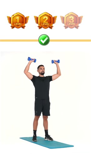 MUSCLE tes EPAULES avec ces 3 EXERCICES ! 🔥 #shorts #musculation #epaulesmusculation #fitness #gym