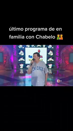 #ultimoprogramadechabelo #eresleyendachabelo #tevamosaextrañarchabelo #descanseenpazchabelo recordando el último programa de en familia con Chabelo