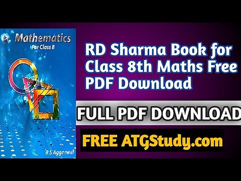 RD Sharma Book for Class 8 Maths Free PDF Download | Class 8th RD Sharma Maths Book full pdf FREE