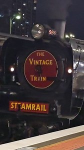 The Vintage Train steam engine. Steamrail Victoria A2 986 at Southern Cross Station Melbourne. | Schony747 Youtube & DVD