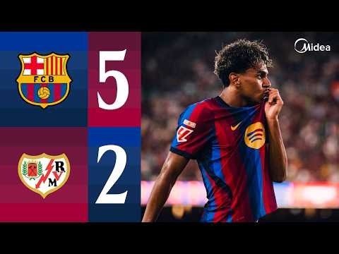 FC BARCELONA 5 vs 2 RAYO VALLECANO | LALIGA 2026/27 MD03 🔵🔴