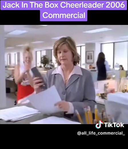Jack In The Box Cheerleader 2006 Commercial Remembered