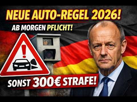 ⚠️ Neue Auto Regel 2026 Ab morgen Pflicht in Deutschland – sonst 300€ Strafe