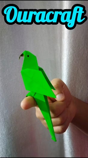 Turning Paper Into a Parrot 🦜✨ | Easy Origami DIY