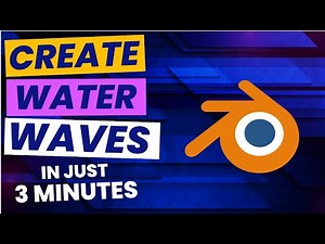 How To Create Waves While Touching Cone On Water In Blender 4.3