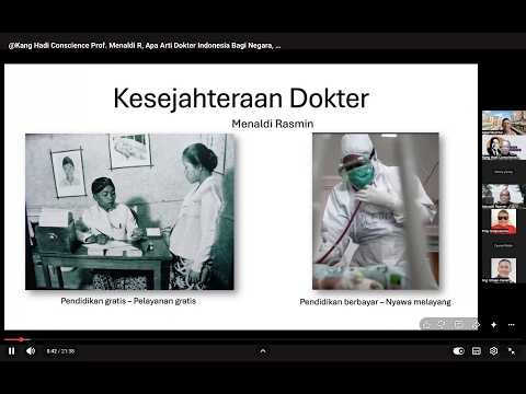 ‪@KangHadiConscience‬ Prof. Menaldi R, Apa Arti Dokter Indonesia Bagi Negara, Kesejahteraan Dokter ?