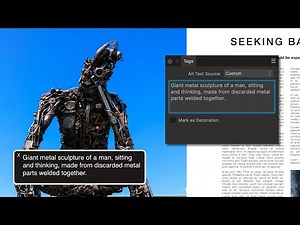 Tags Panel for Alternative Text (Affinity Publisher)