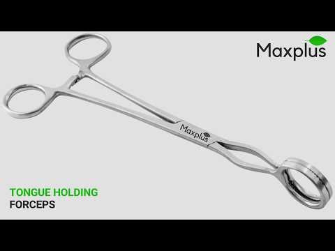 TONGUE HOLDING FORCEPS BY MAX PLUS #surgicalinstruments