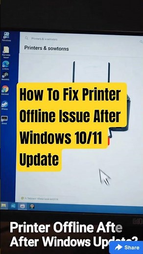 How To Fix Printer Offline Issue After Windows 10/11 Update #printeroffline #hpprinteroffline