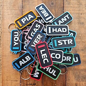 F1 Driver Keychain Custom 3-letter Formula One 2025 Bag Charm Personalized Christmas Gifts for Motorsport Fans, Norris, Hamilton, Mclaren - Etsy UK