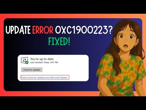 How To Fix Windows Update Error 0xc1900223 - GUIDE