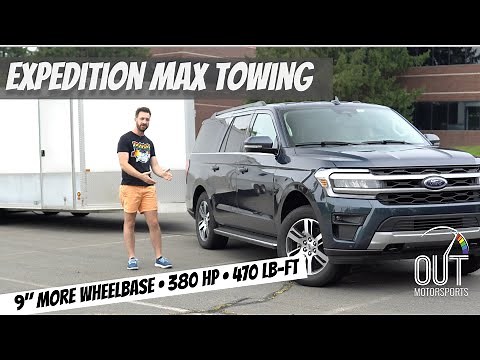 2022 Ford Expedition Max Towing Review: Wheelbase Helps with Enclosed Trailer