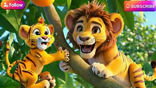 The Lion and the Tiger Story for Children's - video Dailymotion