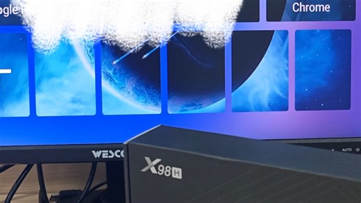 X98H智能网络机顶盒开机实拍视频