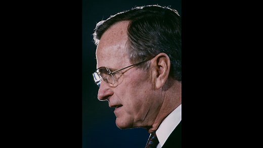 Bush on Tiananmen Square