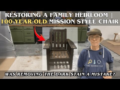 Restoring a Family Heirloom | 100-Year-Old Mission Style Chair Restoration