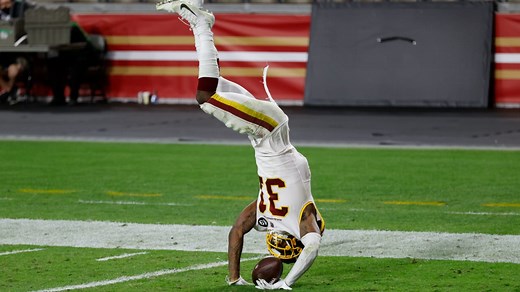 Kamren Curl punctuates first NFL TD with flip into the end zone