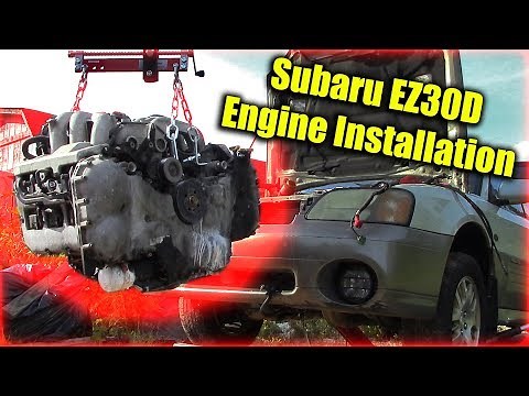 Subaru EZ30D H6 Engine Installation