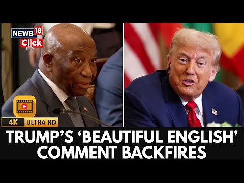 Trump’s English Remark To Liberia’s President Sparks Outrage: A Diplomatic Gaffe? | 4K Video | N18G