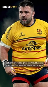 'He'll be a big miss' 😢 Ulster's John Andrew on the retirement of Marty Moore 🗣 #BBCRugby | BBC Sport NI