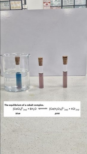 Cobalt Compound Equilibrium Experiment