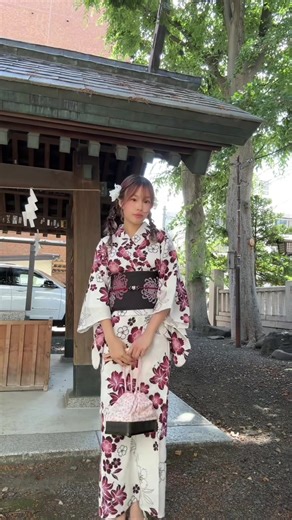 wearing a yukata in japan’s summer! #yukata #japan #summer #solotravel