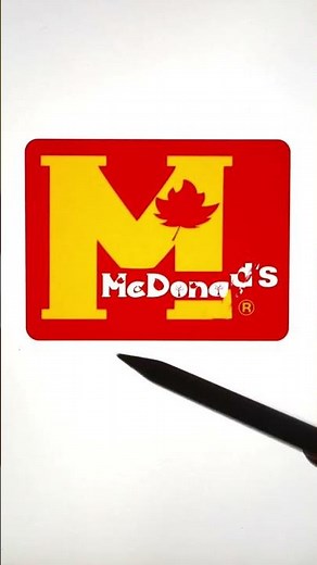 Giving famous logos Autumn font redesigns! #autumn #fall #logos #logodesign #redesign #fonts #shorts