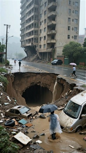 1.5M views · 800 reactions | Massive Building Collapses into streets #BuildingCollapse #BreakingNews #ExtremeWeather | Viral Worldwide | Facebook