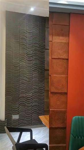 PU Tree Ring Wood accurately replicates the growth ring texture and warm feel of natural wood. It’s 1/3 lighter than solid wood, requiring no complex reinforcement for installation. Suitable for bedroom accent walls, homestay soft decor, and commercial space decoration, it’s scratch-resistant, stain-proof, and easy to clean, perfect for creating a natural rustic wood vibe.#pustone #wallpanel #wallpanels #wallboard #wallcladding #walldecoration #walldecor #interiordesign #exteriordesign #building