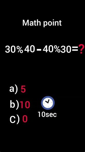 Try This Math Question | Math Point