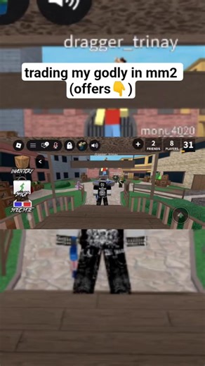 Trading my godly in mm2 (offers👇)