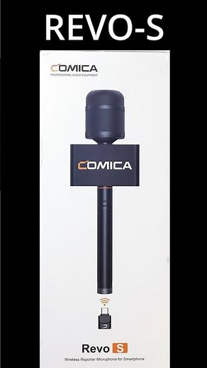 Comica NEW Revo-S Wireless Reporter Mic for Smartphone