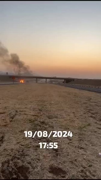 Cash in transit on the N4 near Marikana.