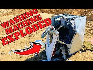 WASHING MACHINE DESTRUCTION | TRY EXPLODE WITH FIRECRACKERS