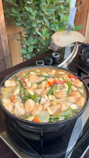 Chefsaad on Instagram: "Chicken Almond • Boneless chicken (cut into pieces) • 2 tbsp corn flour • 1 egg • ½ tsp sugar (for marination) • Salt (to taste) • White pepper (to taste) • Carrot (sliced) • Capsicum (sliced) • Cabbage (sliced) • Beans • Spring onion • 1 tsp sugar (for taste) • 3 tbsp Mama Sita’s Oyster Sauce • 1 tbsp corn flour + 3 tbsp water (for slurry) • Water (as needed for desired gravy consistency) • Oil (for frying) (I used Mama Sita’s Oyster Sauce in my chicken almond, and it ga