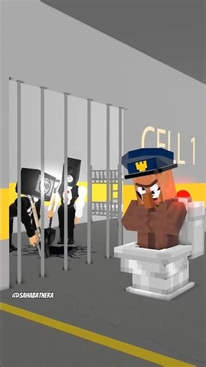 ketika polisi skibidi takut sama tahanan #shorts