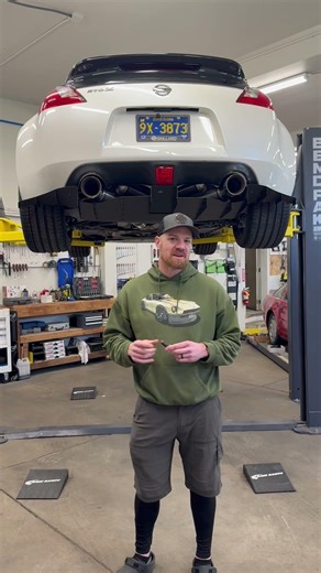 Shop Update - will Skillard's 370Z rear diffuser clear your exhaust? #370z #Skillard #nissan